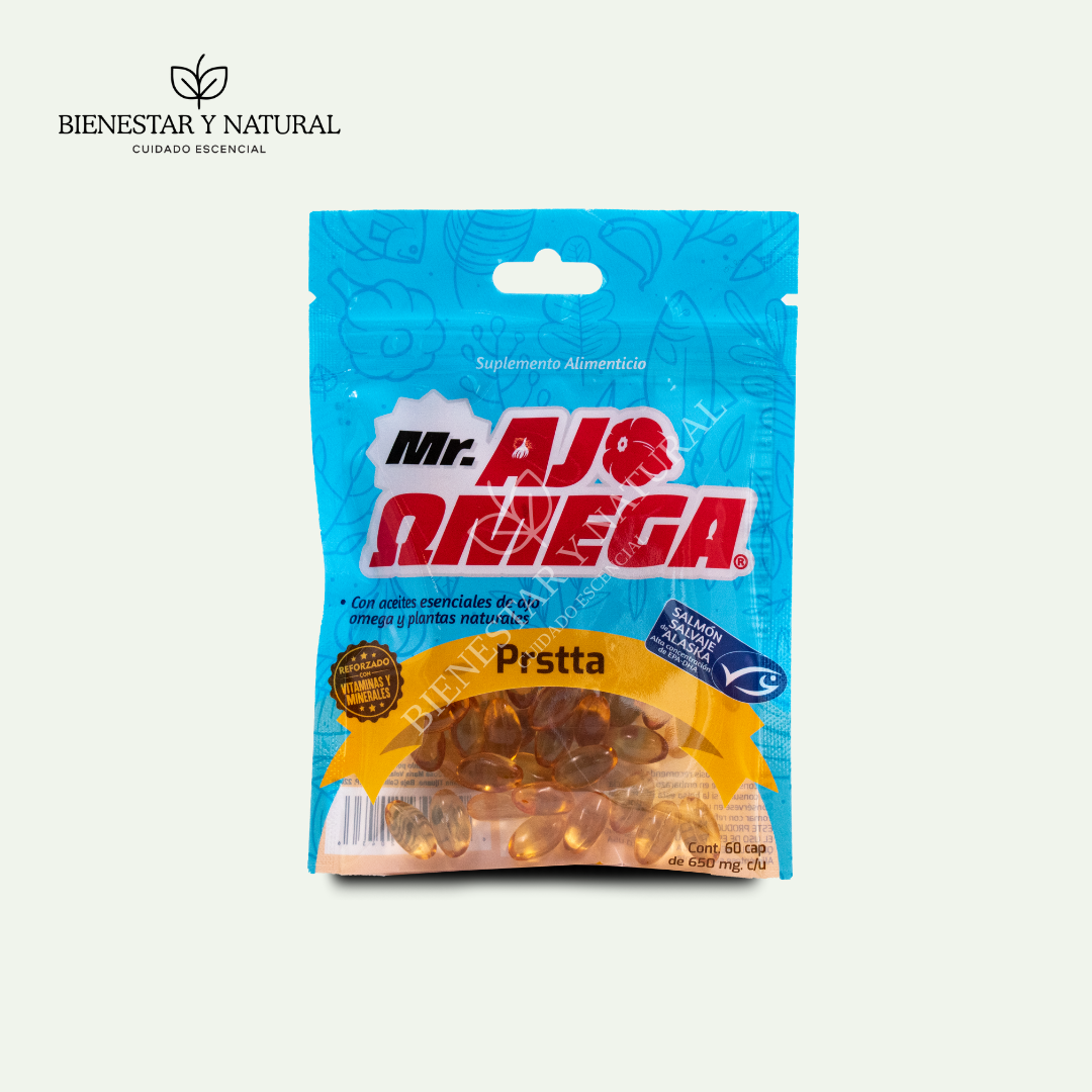 Mr. Ajo Omega Prostata c/60 cápsulas