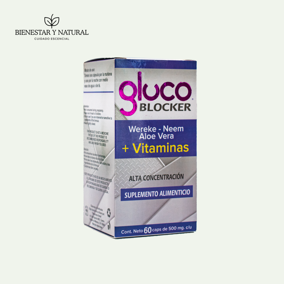 Gluco Blocker con Vitaminas c/60 cápsulas