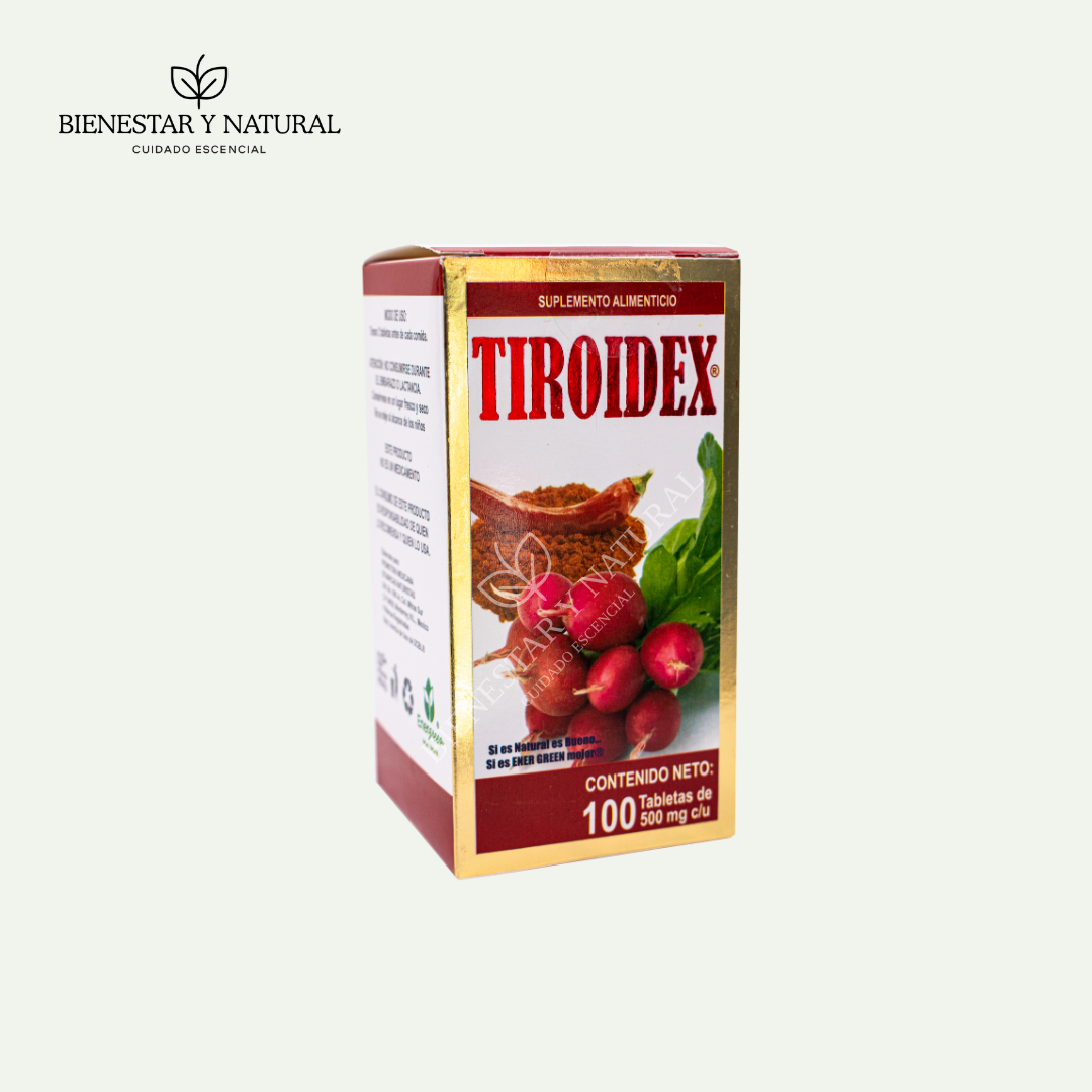 Tiroidex c/ 100 tabletas