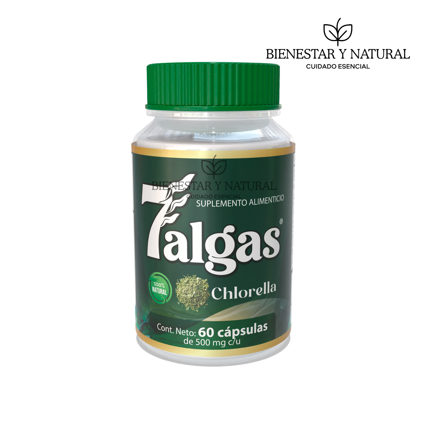 7 algas c/60 cápsulas