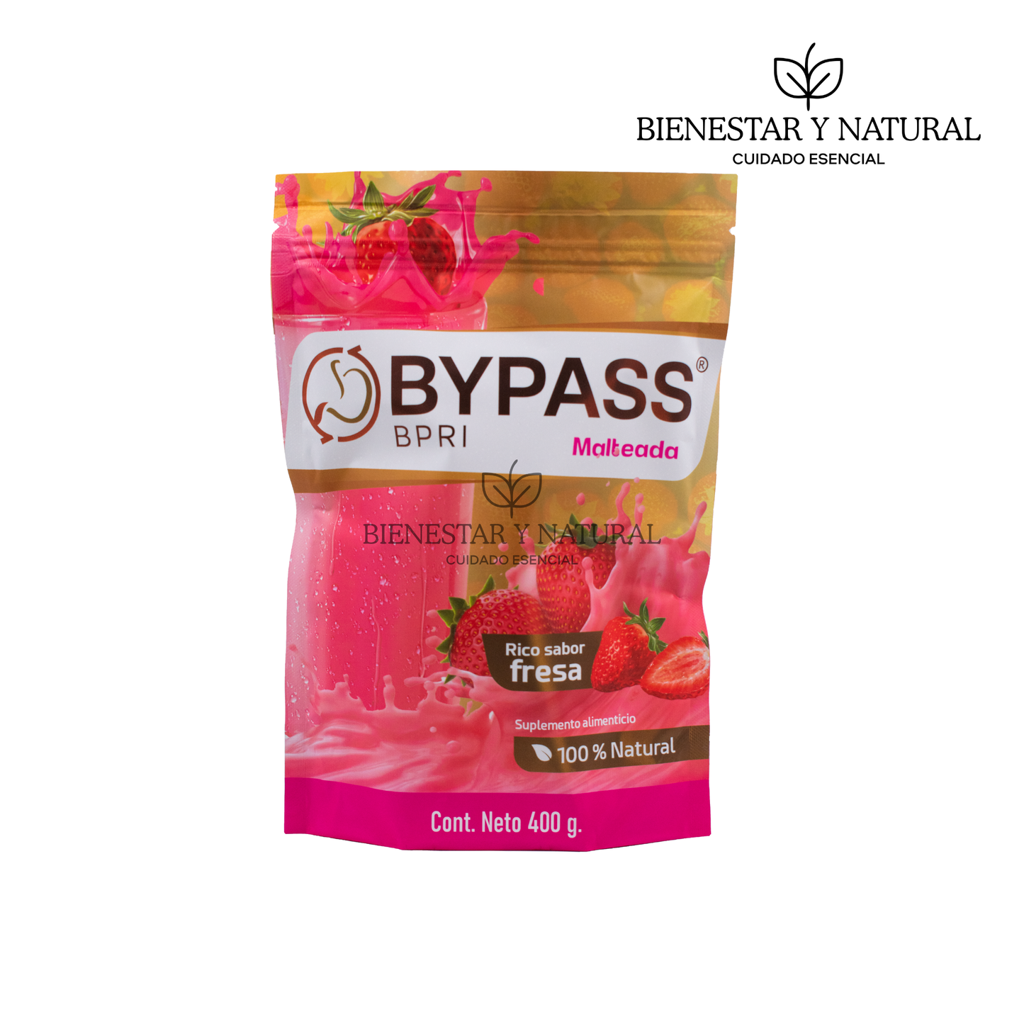BYPASS BPRI MALTEADA SABOR FRESA