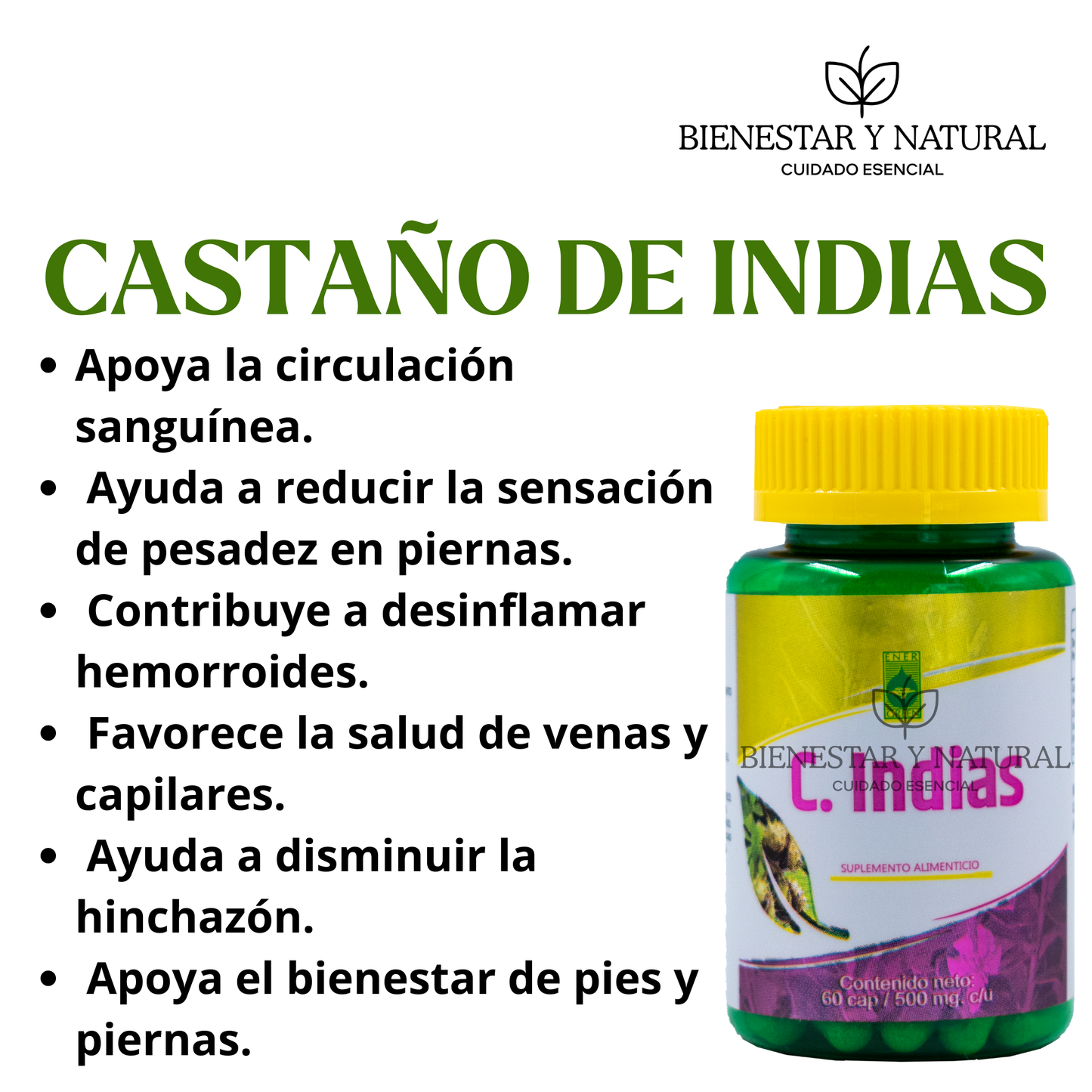 C. Indias c/ 60 cápsulas