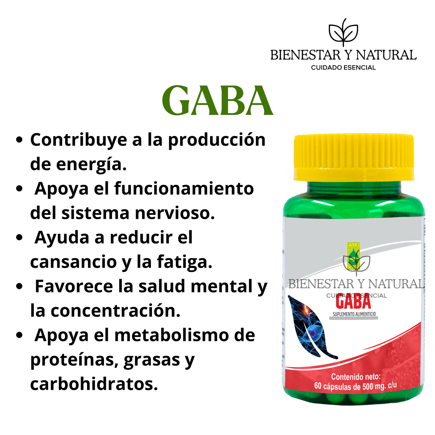 Gaba c/60 cápsulas