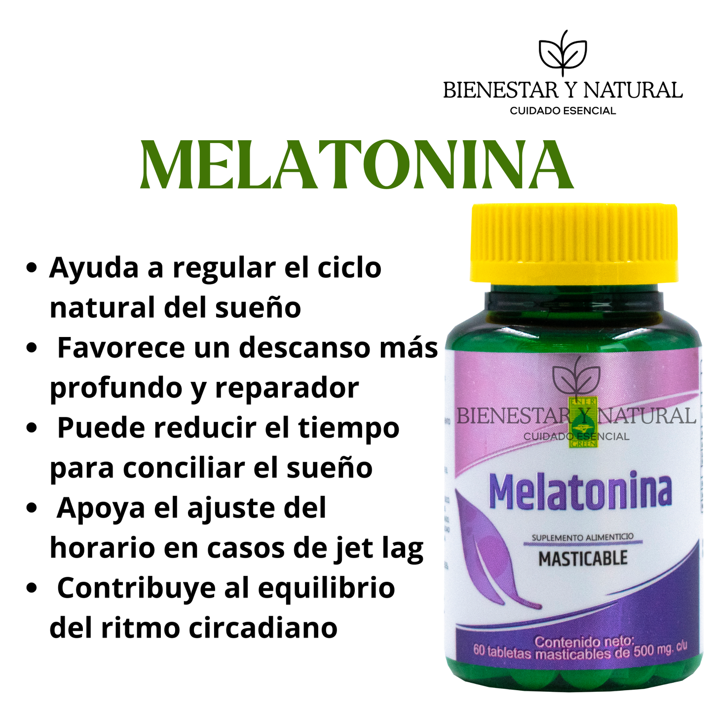 Melatonina c/60 cápsulas