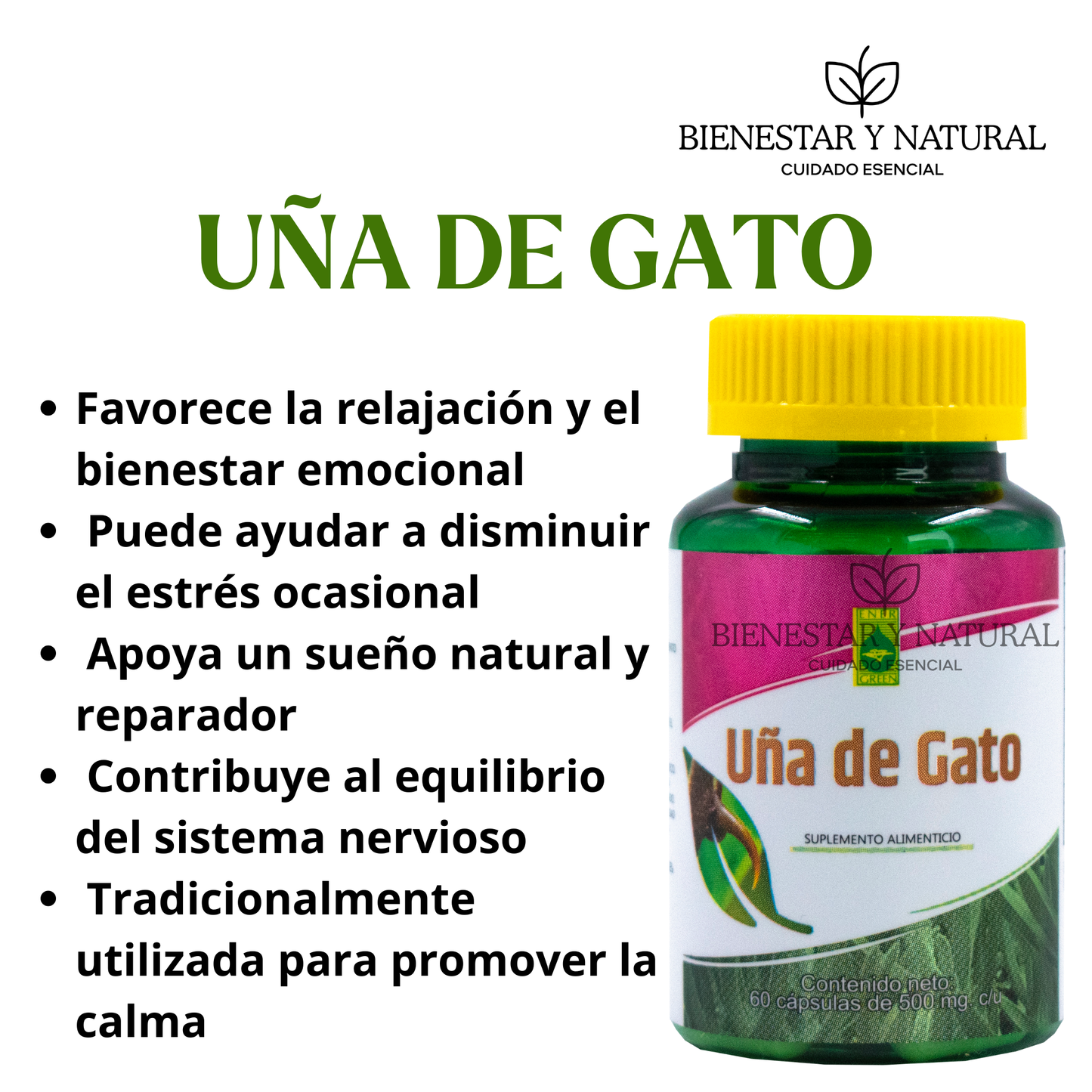 Uña de Gato c/60 cápsulas
