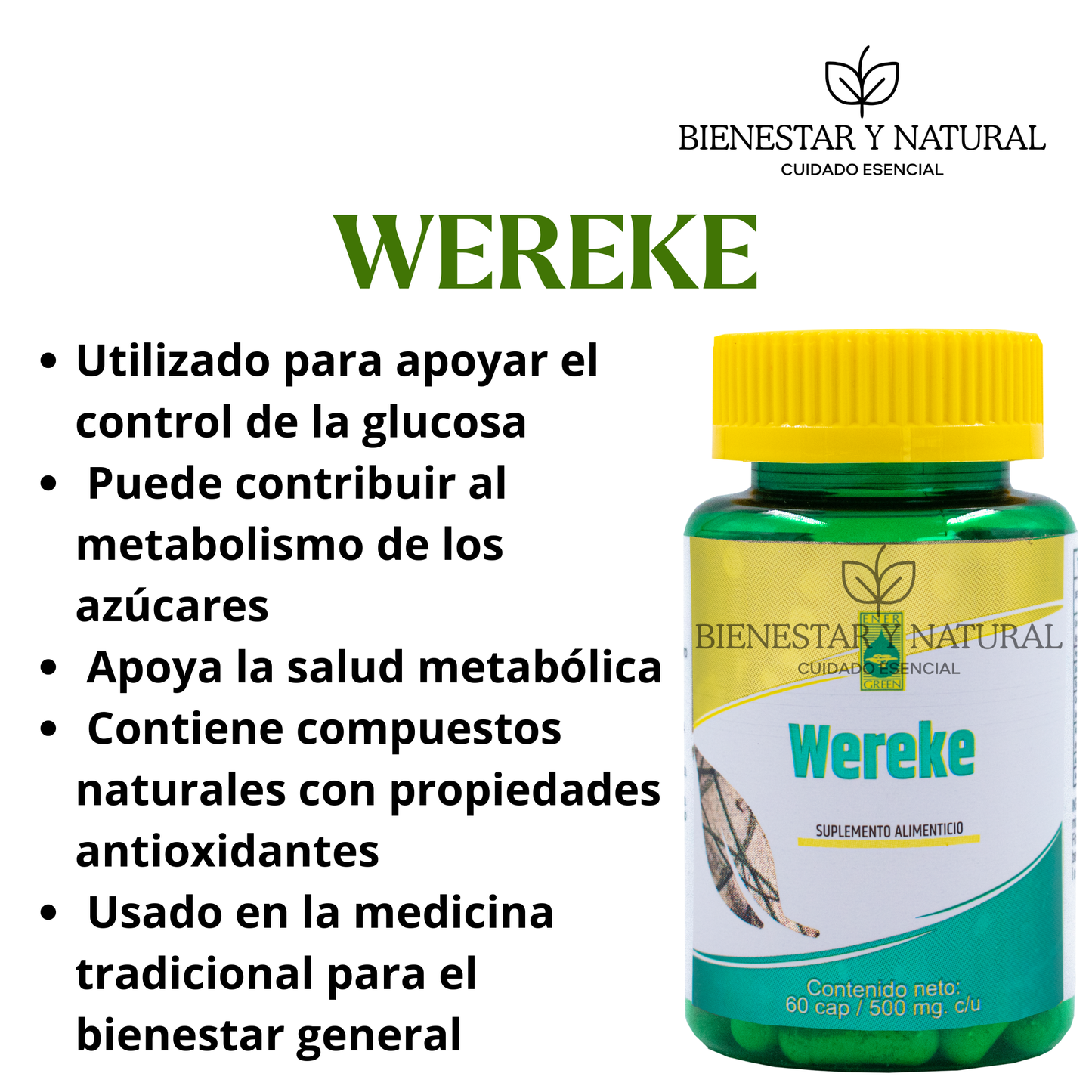 Wereke c/60 cápsulas