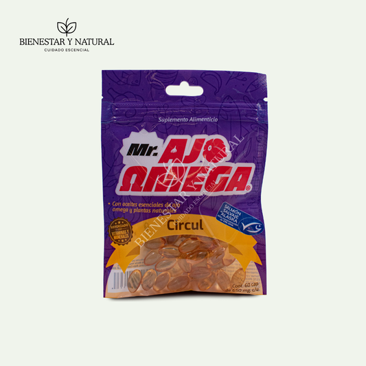 Mr. Ajo Omega Circulación c/60 cápsulas