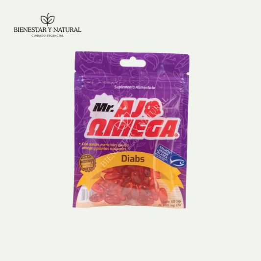 Mr. Ajo Omega Diabetes c/60 cápsulas