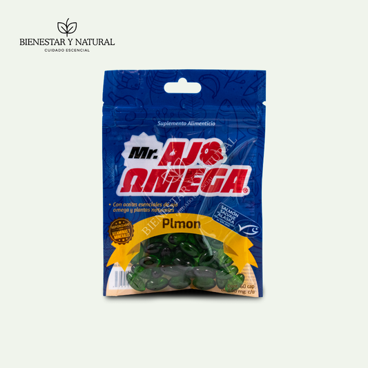 Mr. Ajo Omega Pulmón c/60 cápsulas