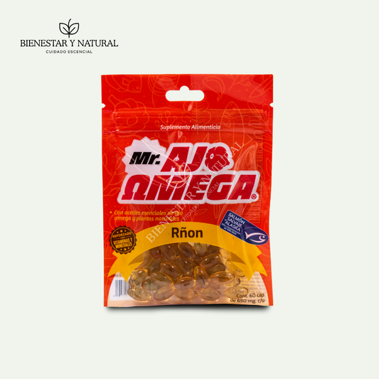 Mr. Ajo Omega Riñón c/60 cápsulas
