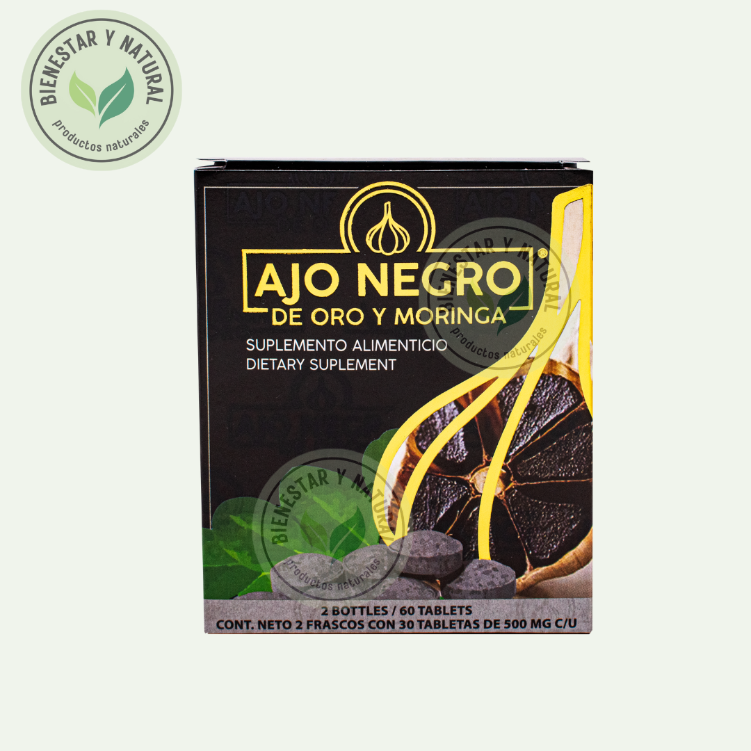 Ajo Negro de Oro y Moringa