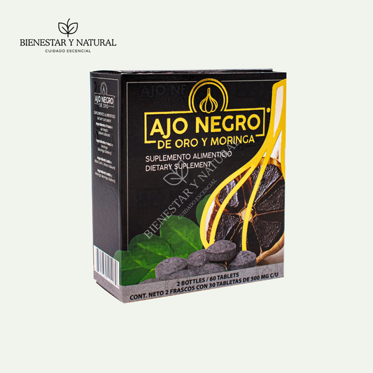 Ajo Negro de Oro y Moringa