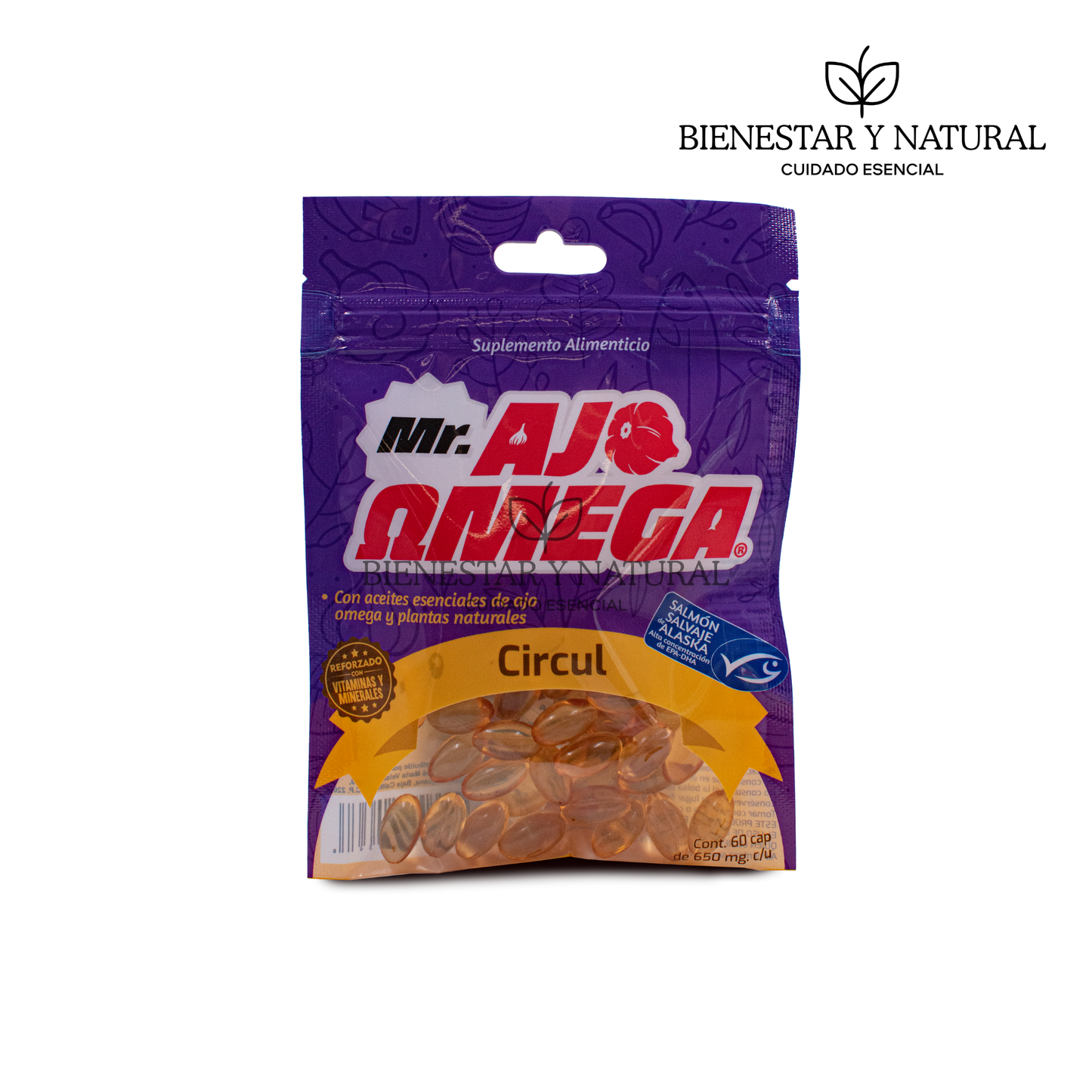 Mr. Ajo Omega Circulación c/60 cápsulas