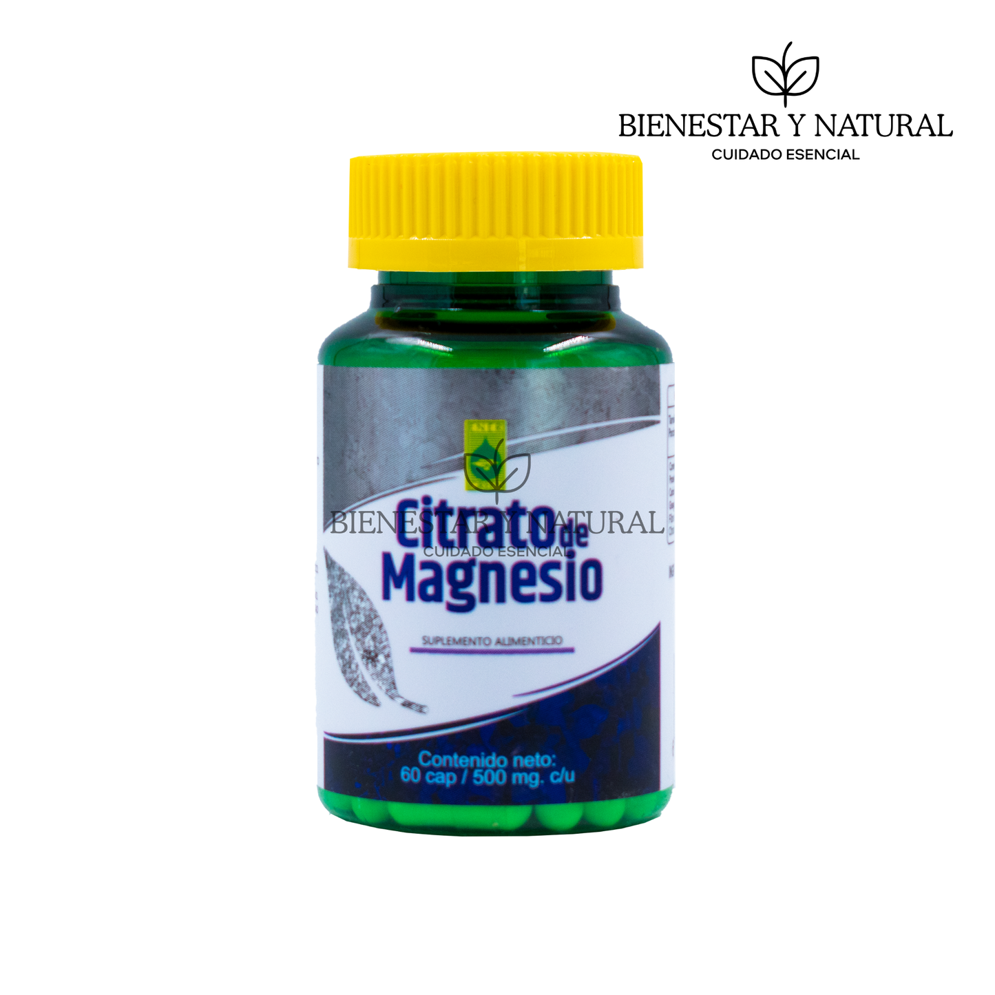 Citrato de Magnesio c/60 cápsulas