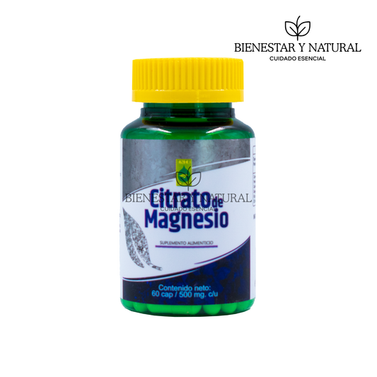 Citrato de Magnesio c/60 cápsulas