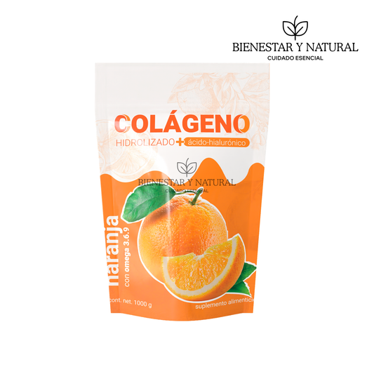 Colágeno Hidrolizado Sabor Naranja 1.2 kg