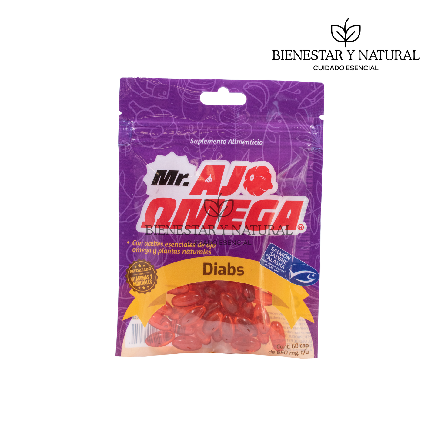 Mr. Ajo Omega Diabetes c/60 cápsulas