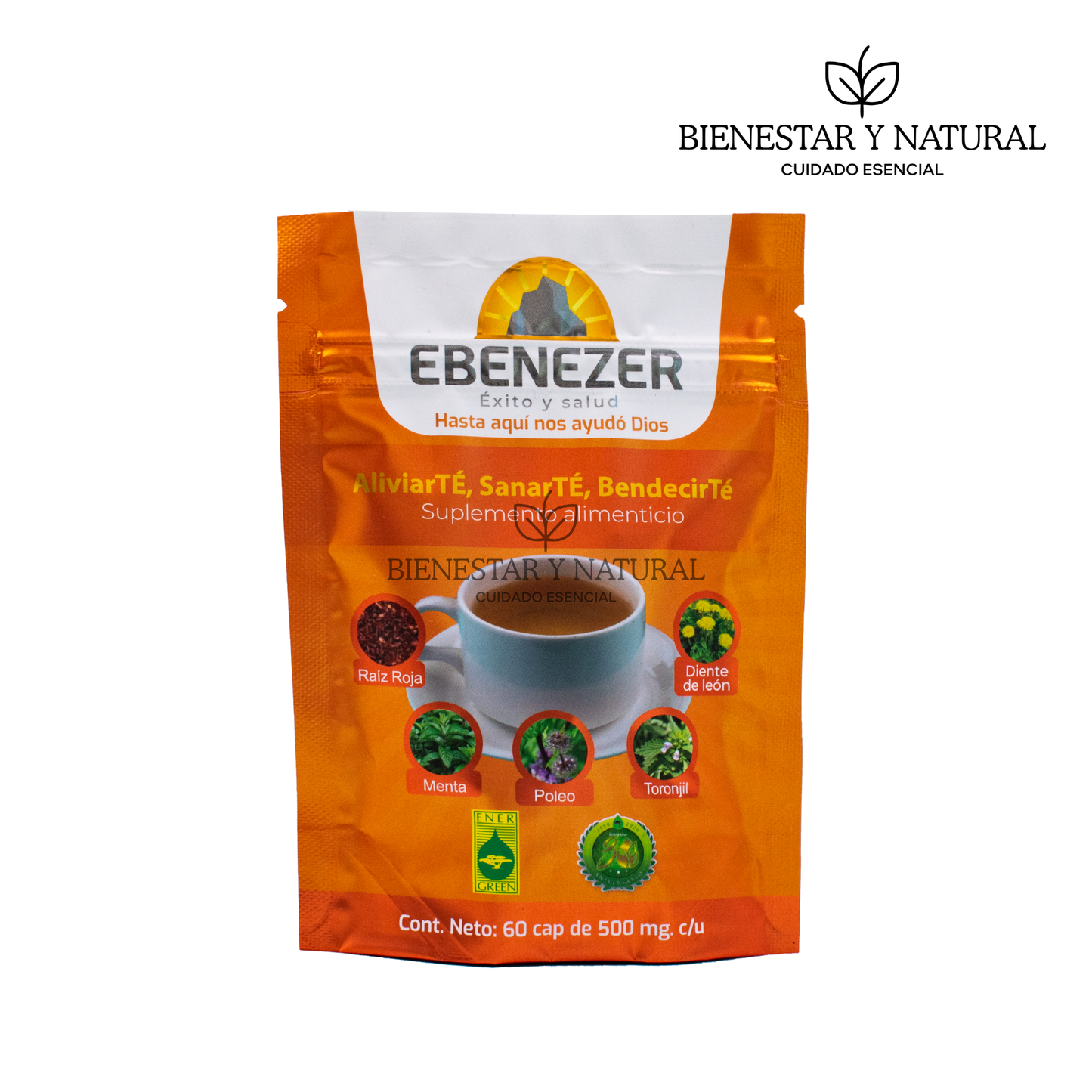 Ebenezer Bolsa con 60 cápsulas