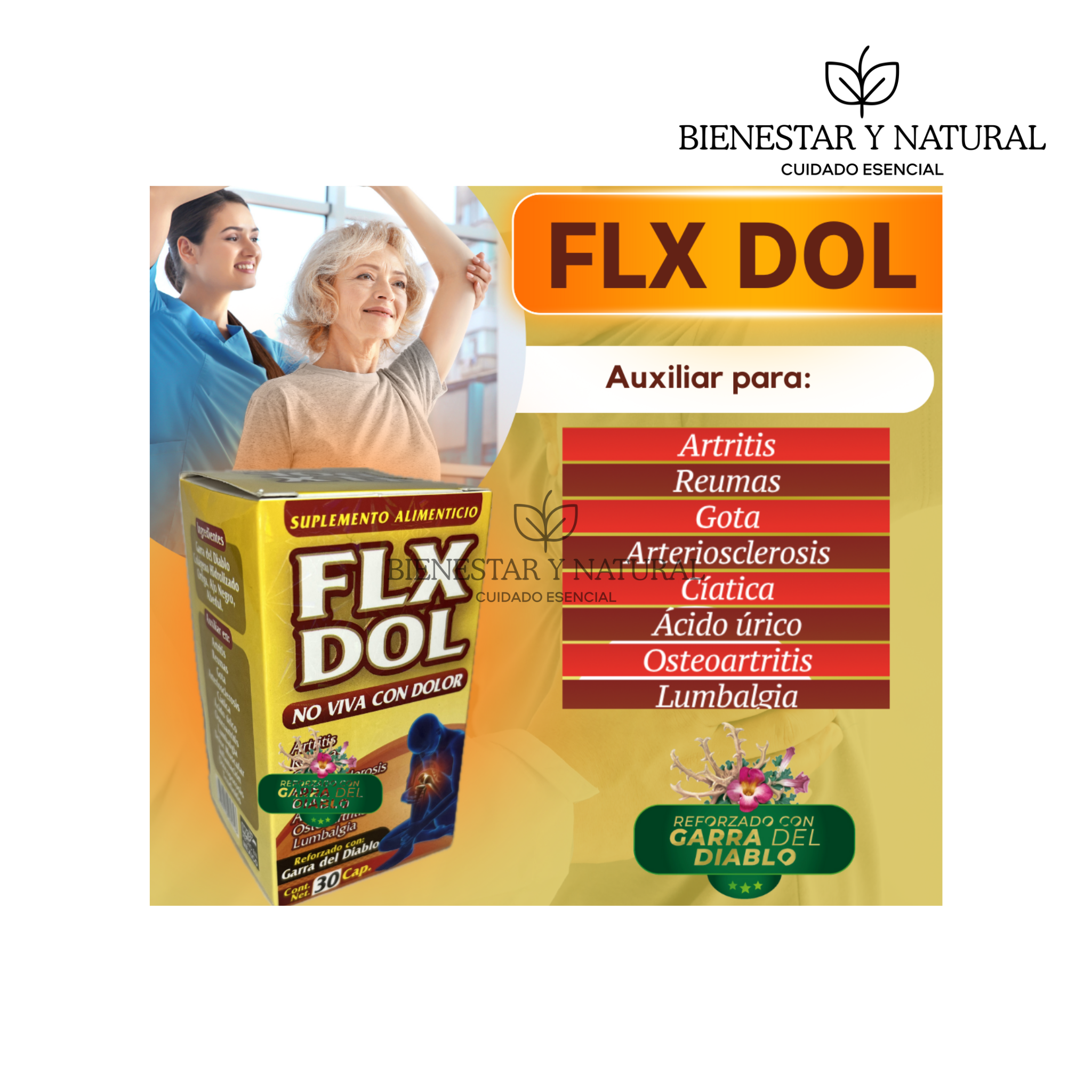 FLX DOL c/30 cápsulas