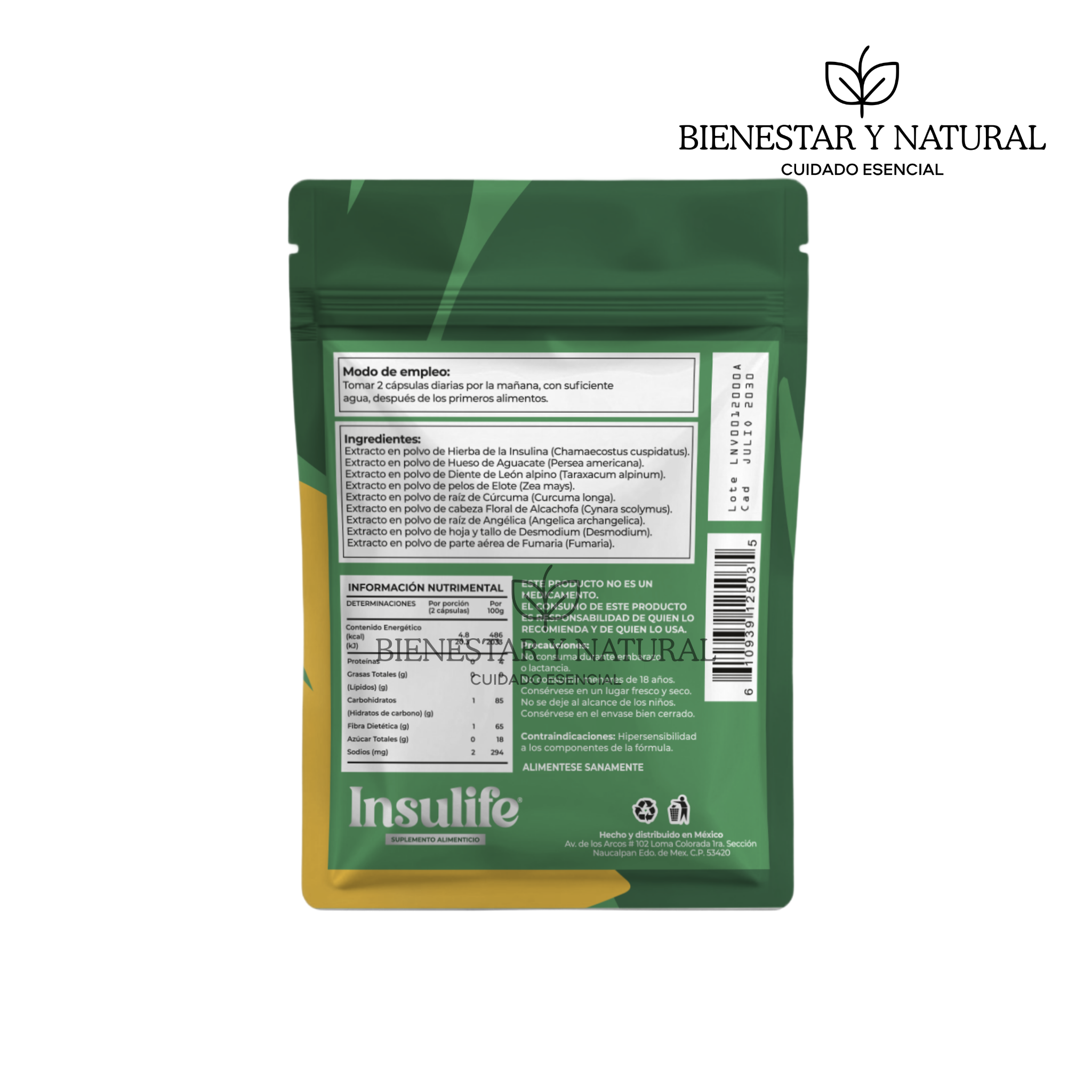 Insulife c/30 cápsulas