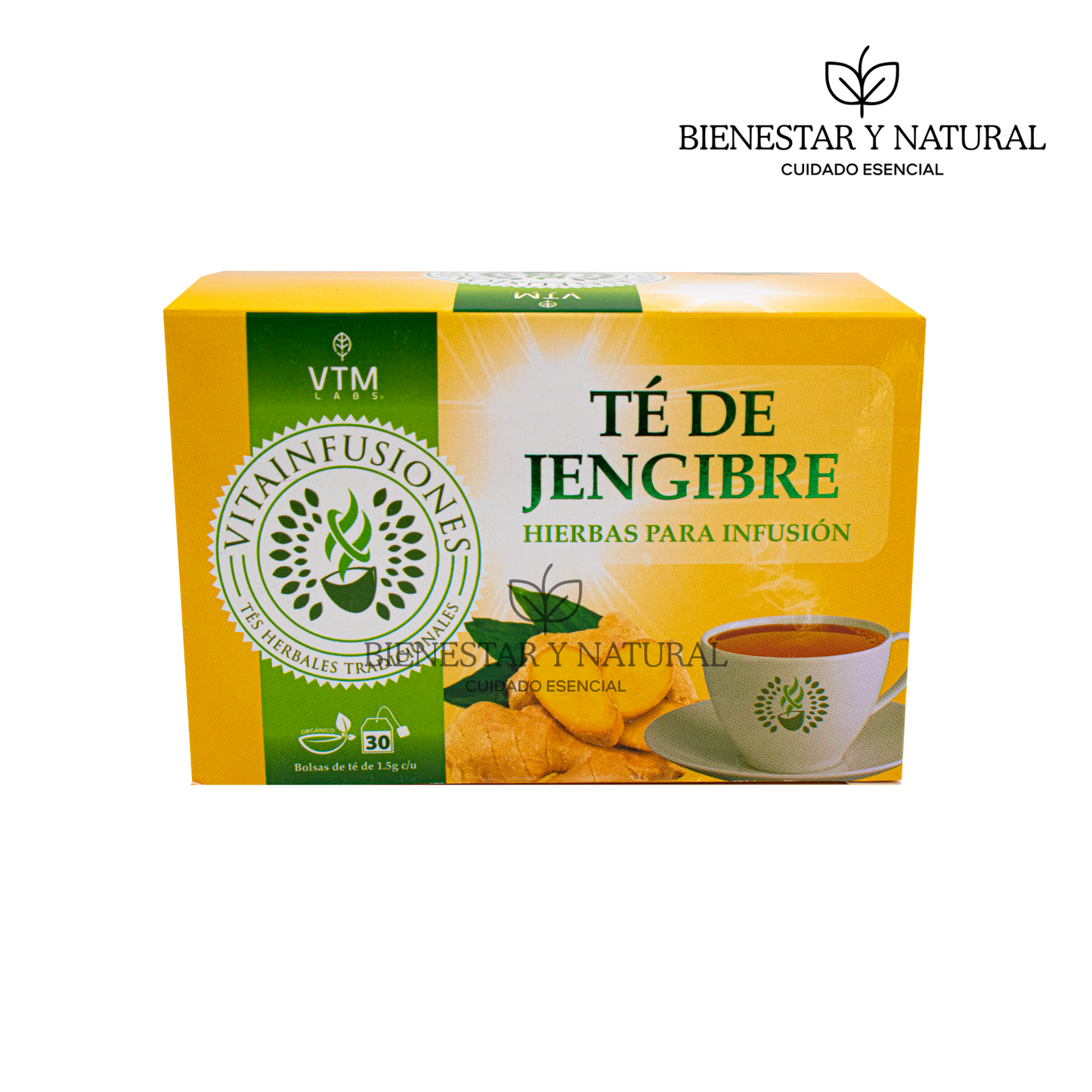 Té de Jengibre con 30 bolsas de Té
