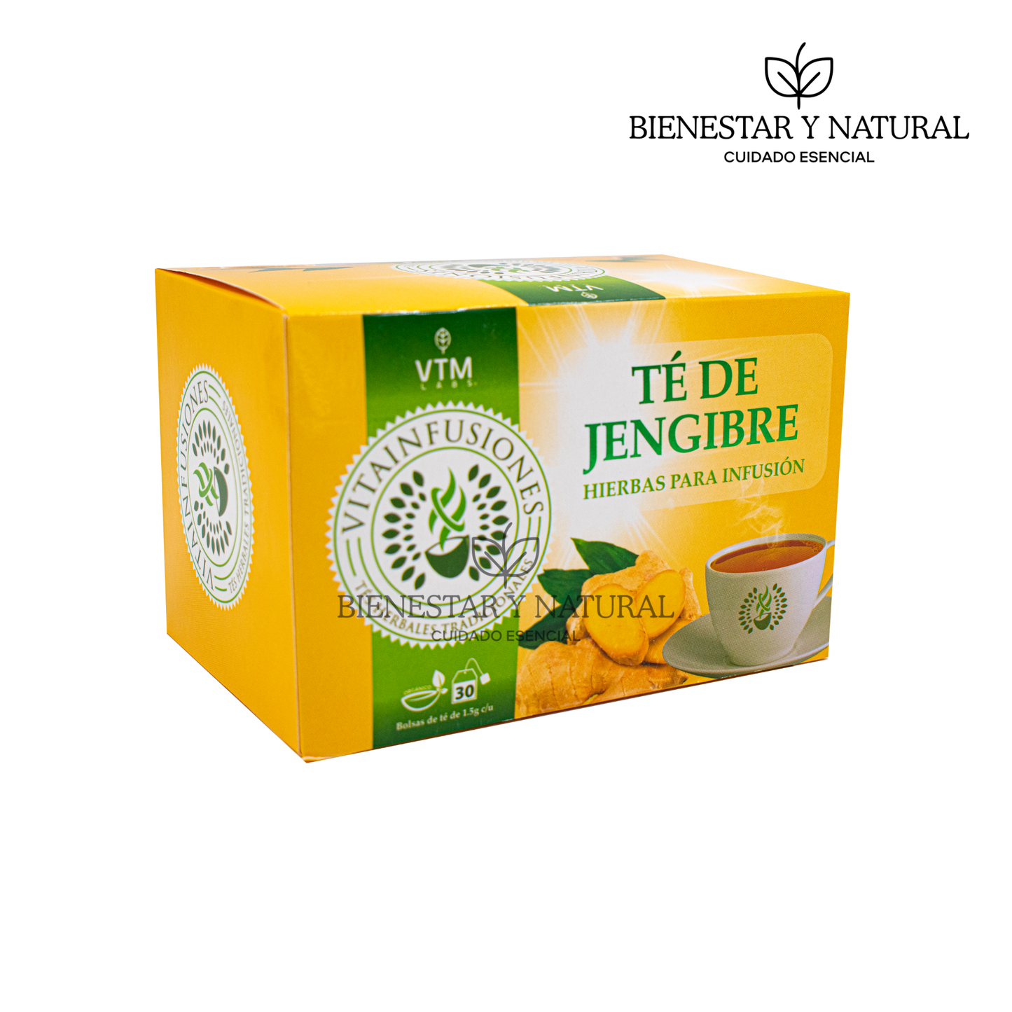 Té de Jengibre con 30 bolsas de Té